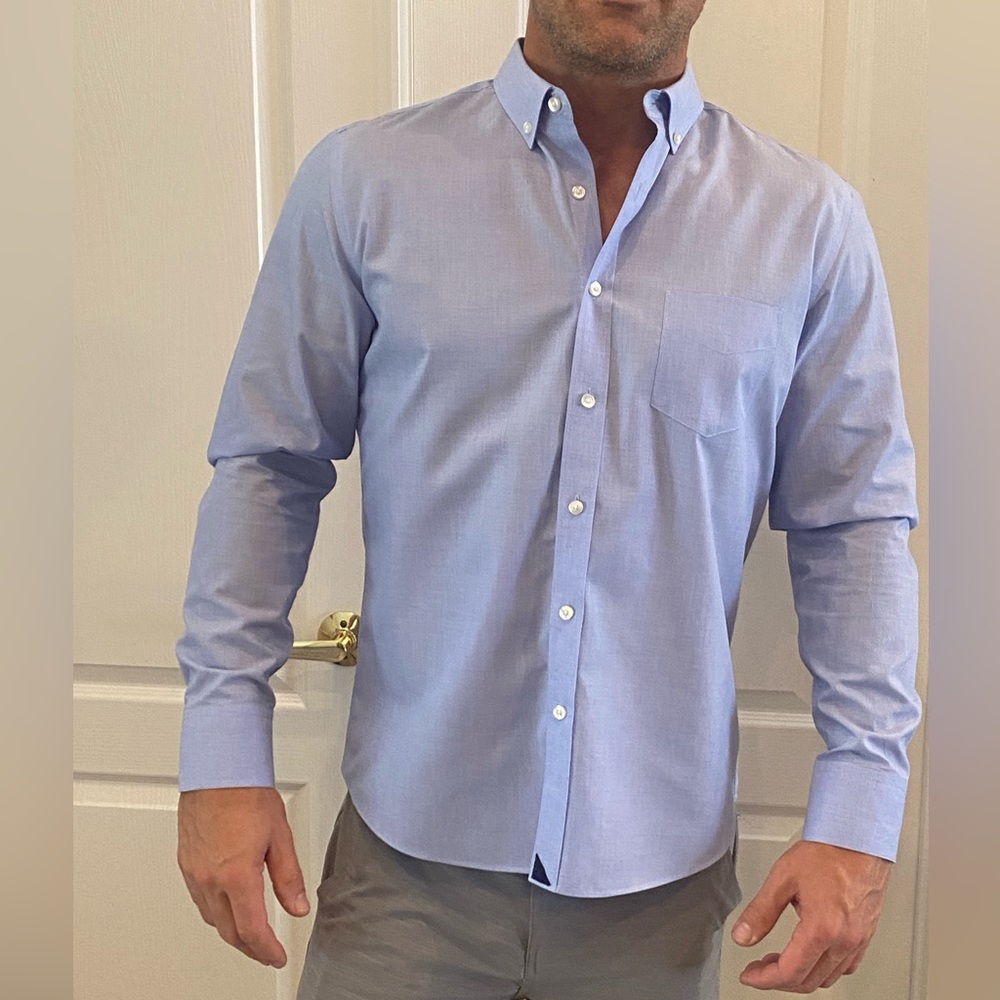 Men's UNTUCKit Light Blue Dress Shirt